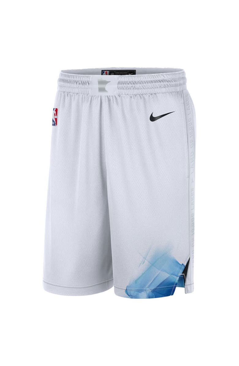 Nike Men's Nike White Minnesota Timberwolves 2024/25 City Edition Swingman Shorts, Alternate, color, 