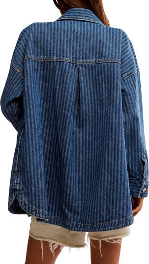 Free People Dunes Denim Shirt Jacket | Nordstrom