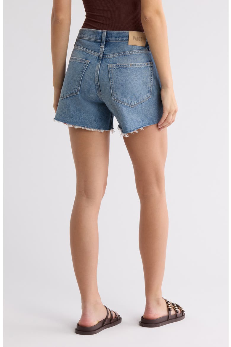 Archie Raw Hem Denim Cutoff Shorts, Alternate, color, COSTAR