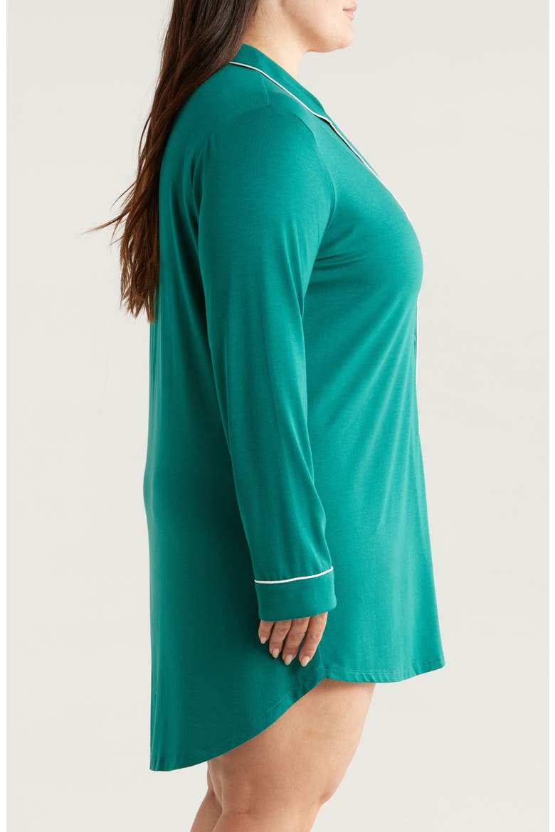 Moonlight Nightshirt, Alternate, color, GREEN STORM