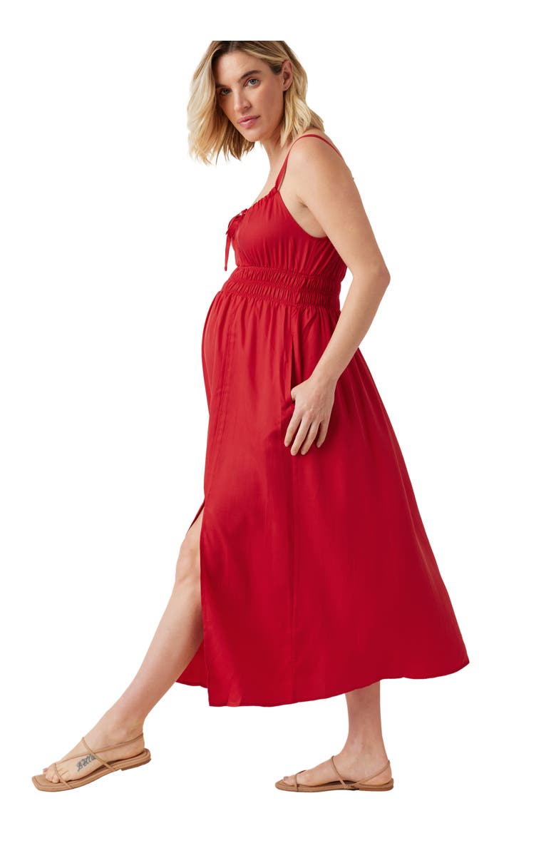 Ingrid & Isabel STRAPPY VERSATILE MIDI DRESS, Alternate, color, Red