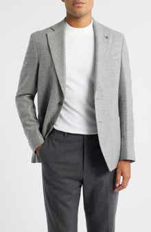 Myles Unconstructed Basketweave Wool & Silk Blend Sport Coat