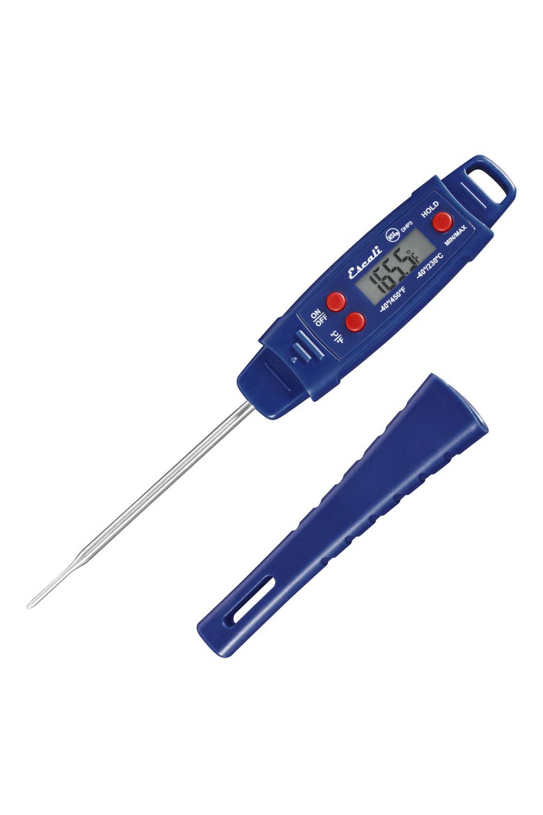 Waterproof Digital Thermometer, Main, color, Navy