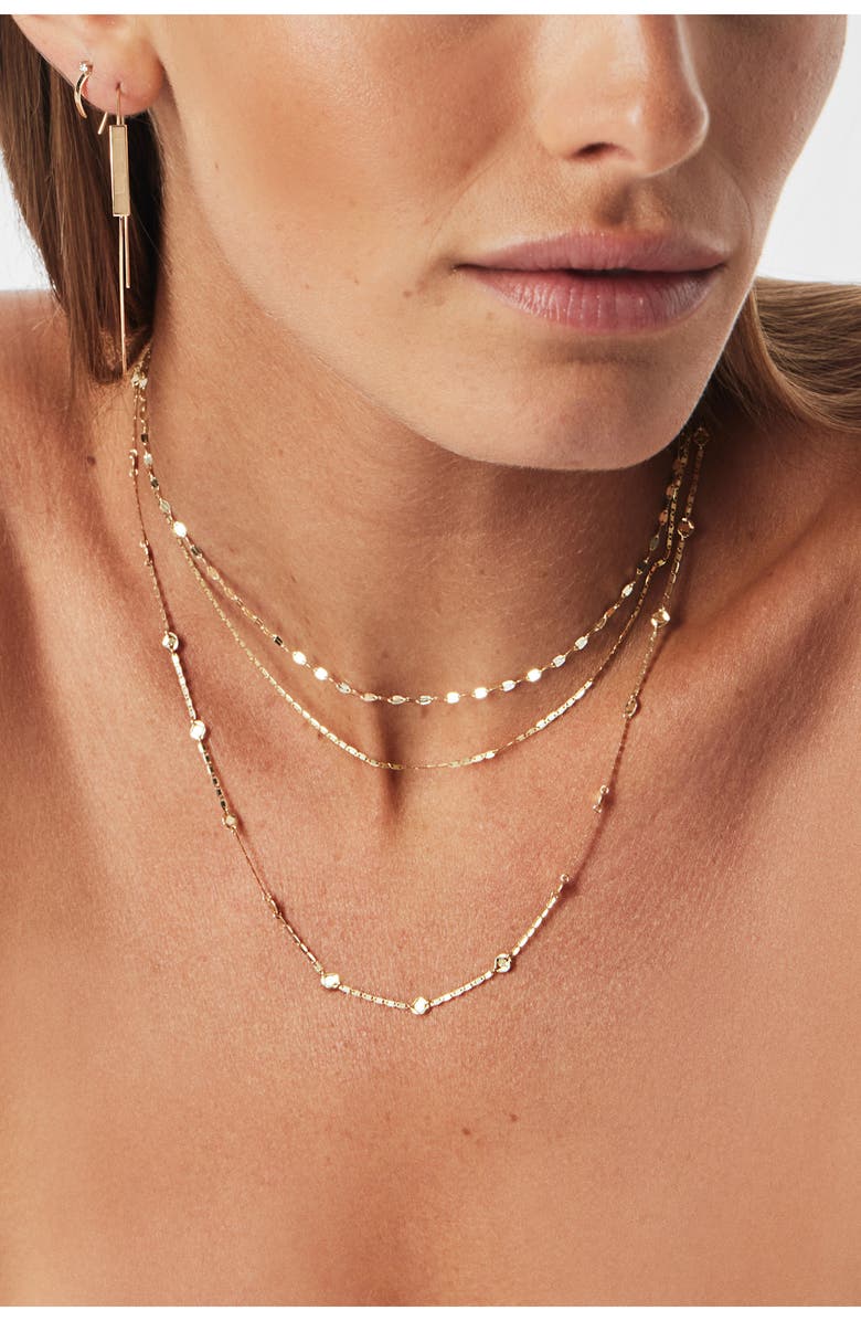 LANA 14K Gold Petite Malibu Miami Necklace, Alternate, color, 