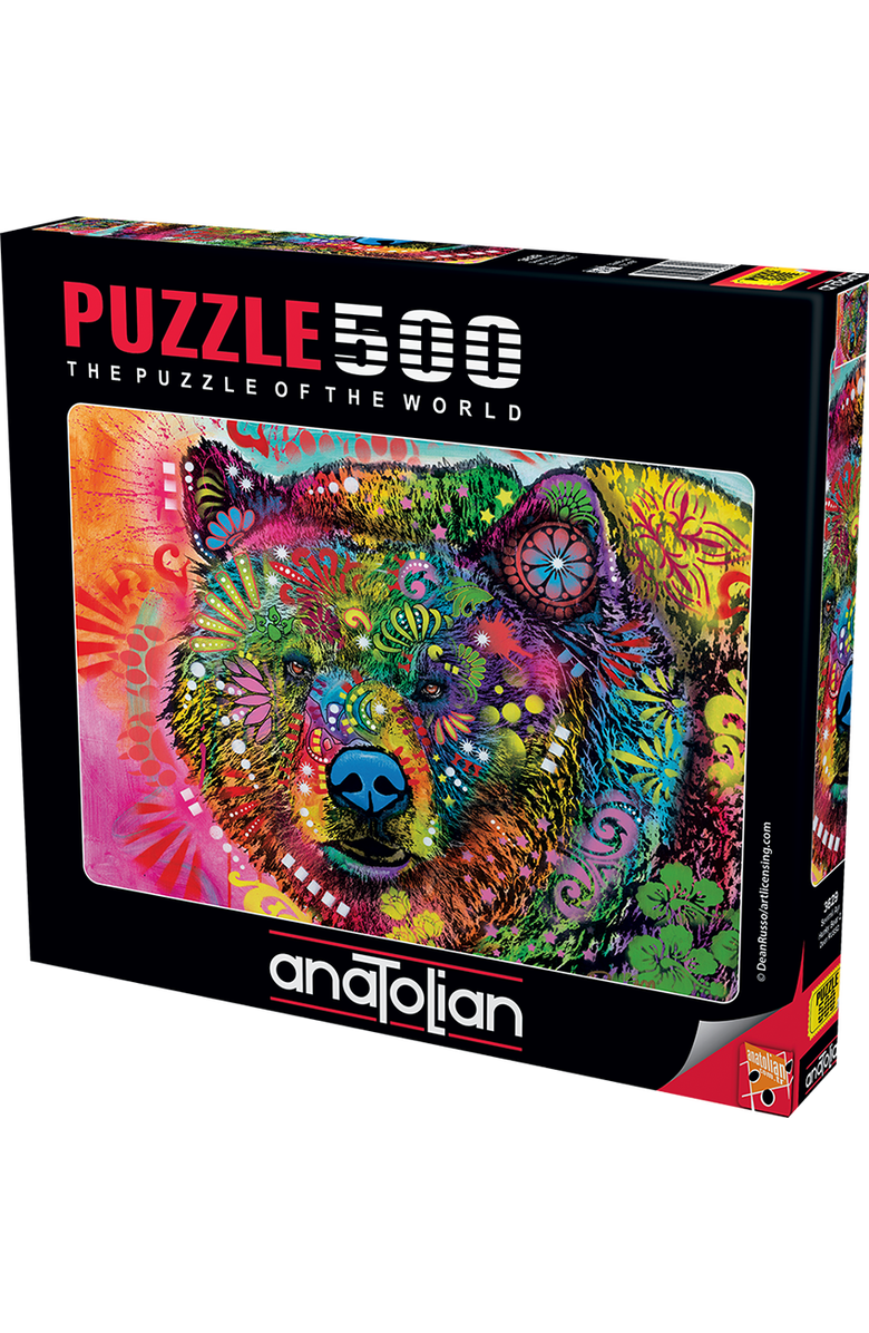 Anatolian Hunky Bear 2 500 piece Jigsaw Puzzle for Adults, Main, color, Multicolor