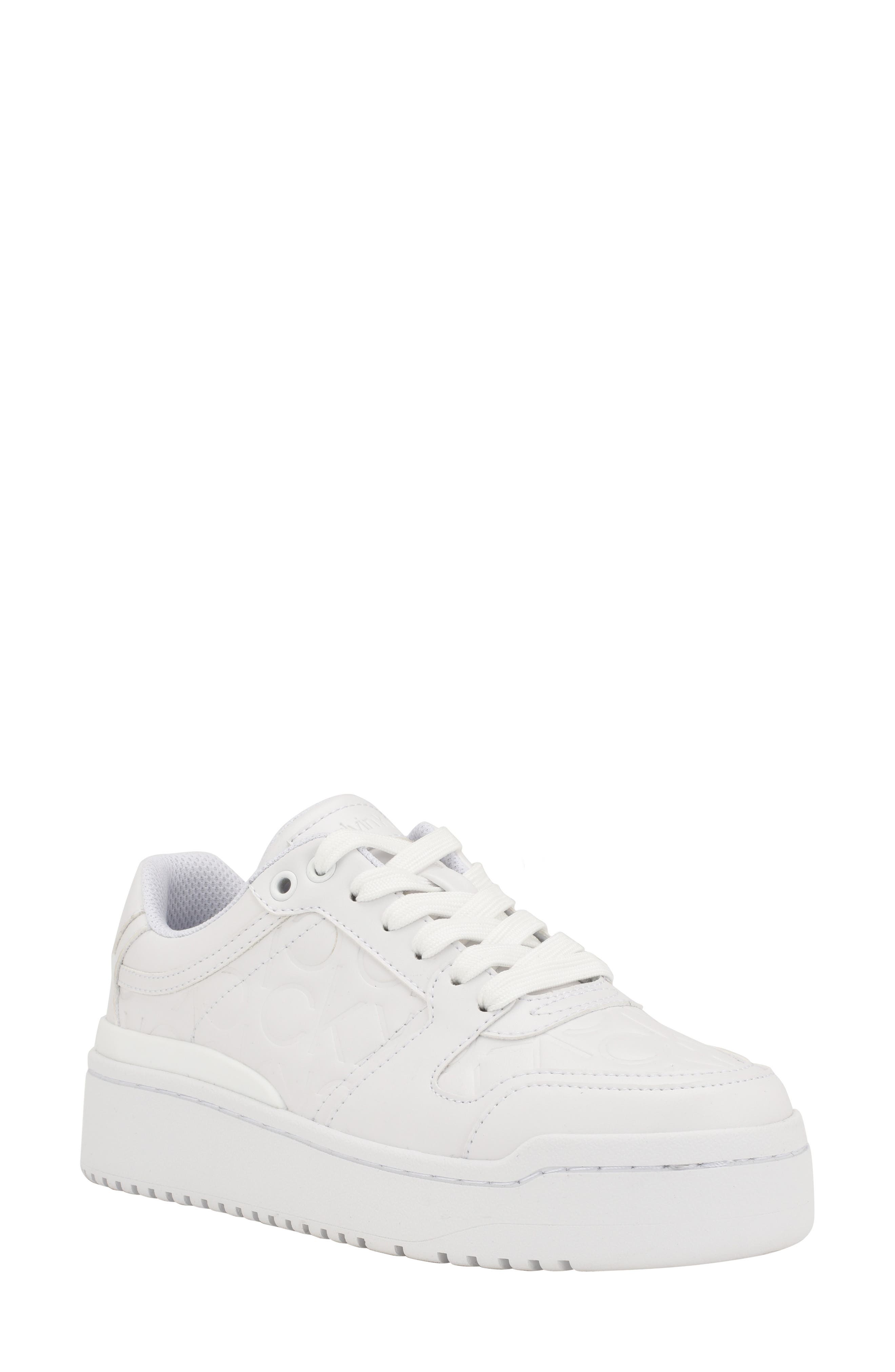 Calvin Klein Carlla Embossed Platform Sneaker