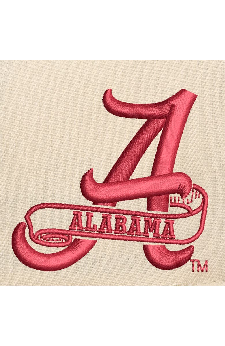 Mitchell & Ness Men's Mitchell & Ness Cream/Crimson Alabama Crimson Tide Two-Tone Pro Crown Adjustable Hat, Alternate, color, Cream