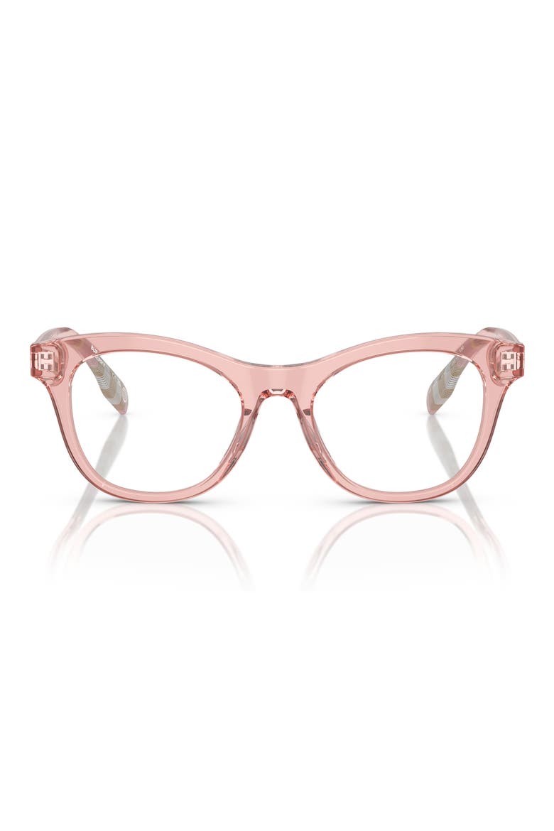 44mm Small Cat Eye Optical Glasses, Main, color, PINK / DEMO LENS