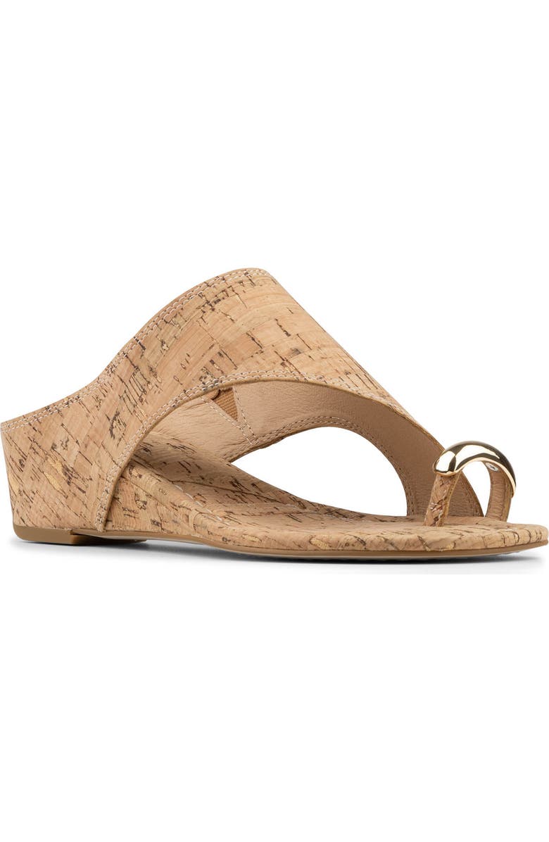 Donald Pliner Toe Ring Wedge Sandal, Main, color,