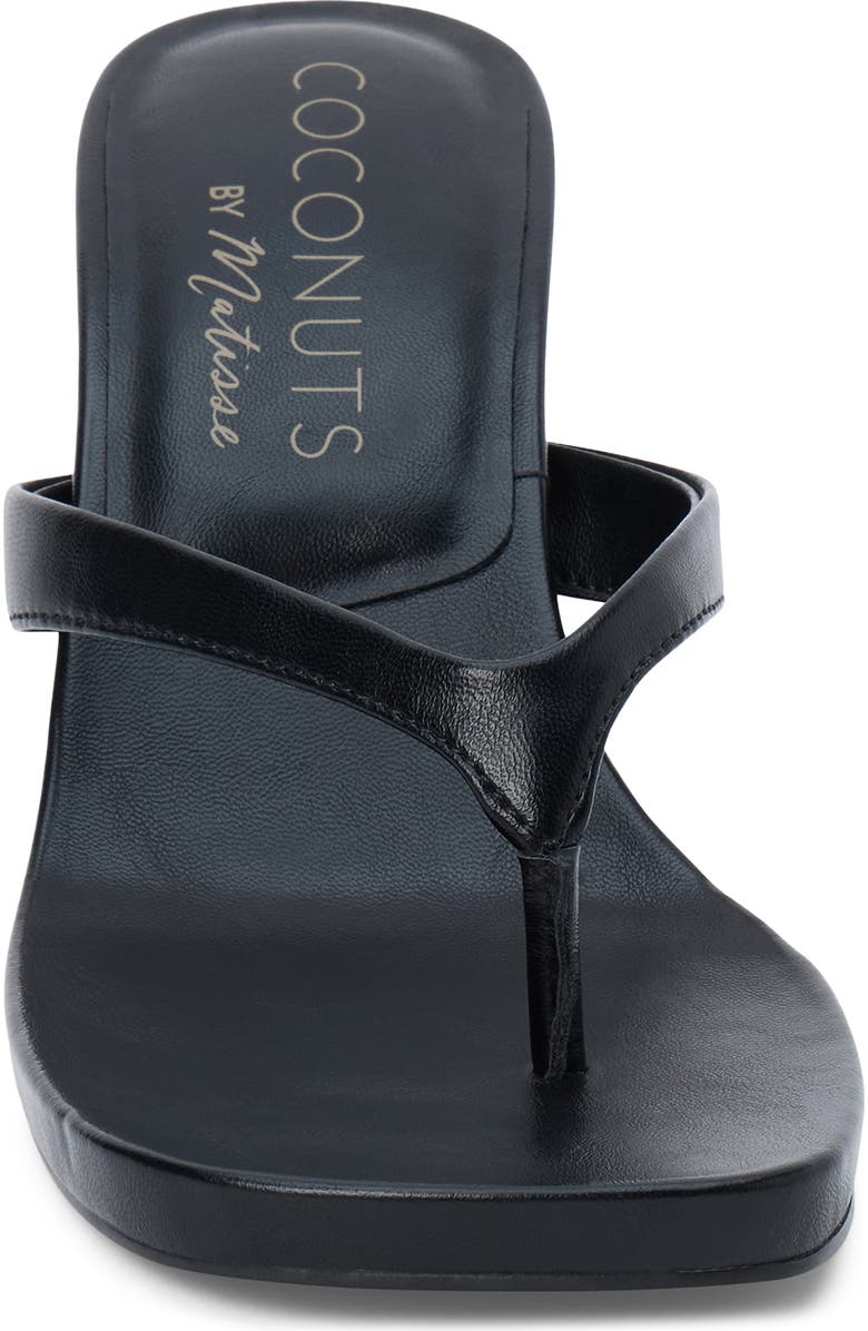 Coconuts by Matisse Murphy Wedge Sandal, Alternate, color, Black
