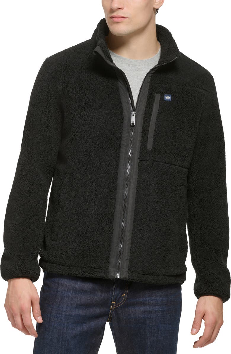 Dockers<sup>®</sup> Faux Shearling Zip Front Jacket, Main, color,