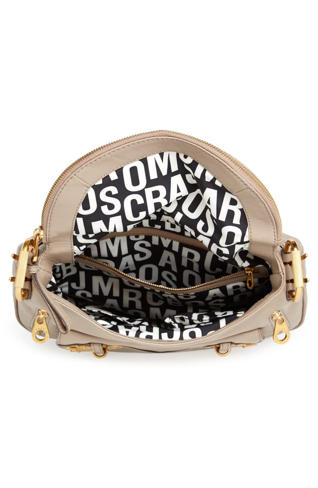 MARC BY MARC JACOBS 'Petal to the Metal - Natasha' Flap Crossbody Bag, Medium, Alternate, color, CEMENT