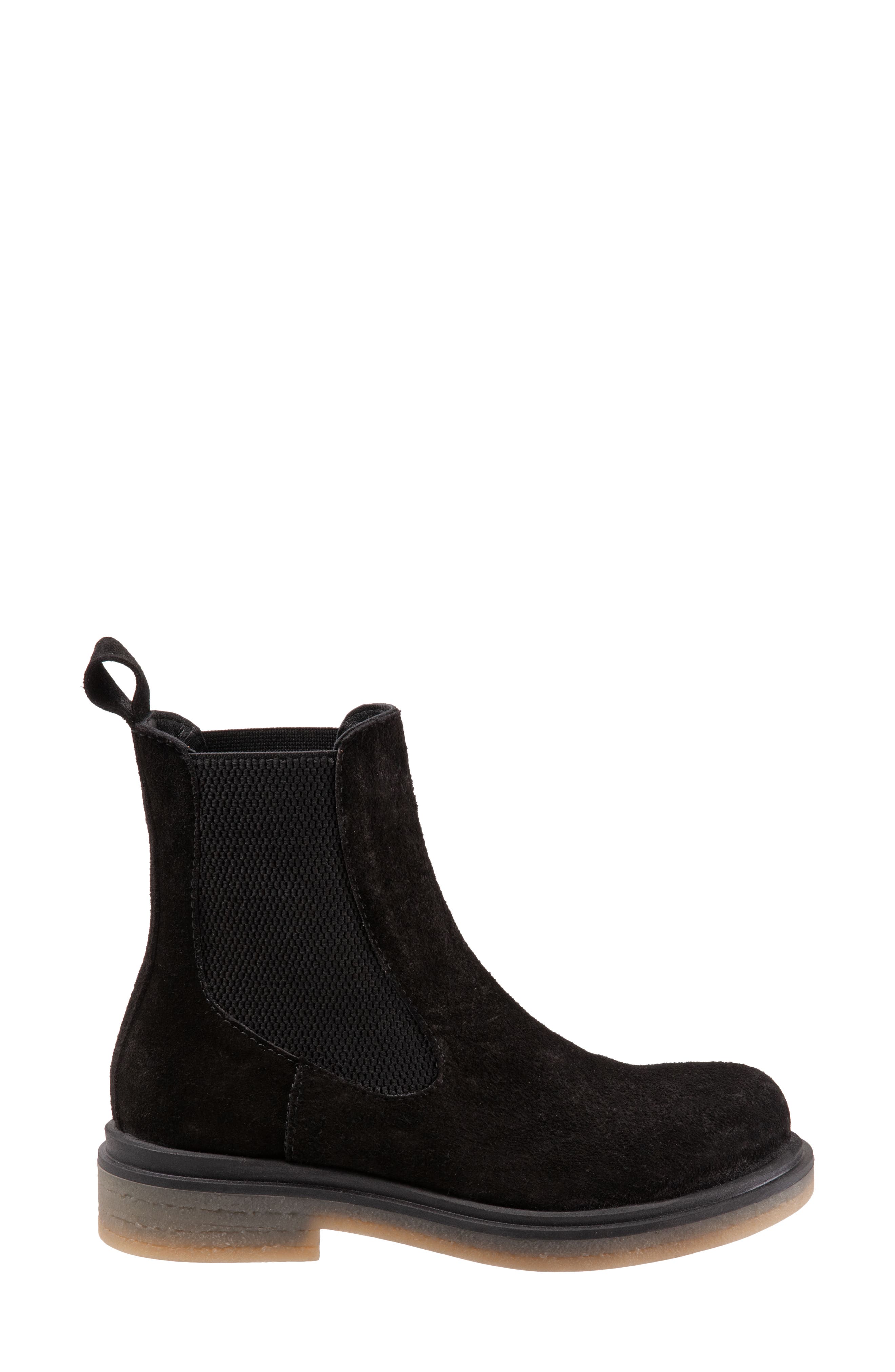 Bueno Wanda Chelsea Boot, Alternate, color, Black Suede