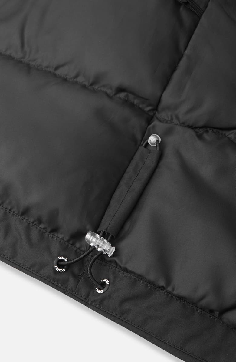 Reima Kids' Serkku Waterproof Down & Feather Fill Jacket with Faux Fur Trim, Alternate, color,