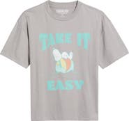 Vinyl Icons Peanuts® Snoopy Take It Easy Cotton Graphic T-Shirt