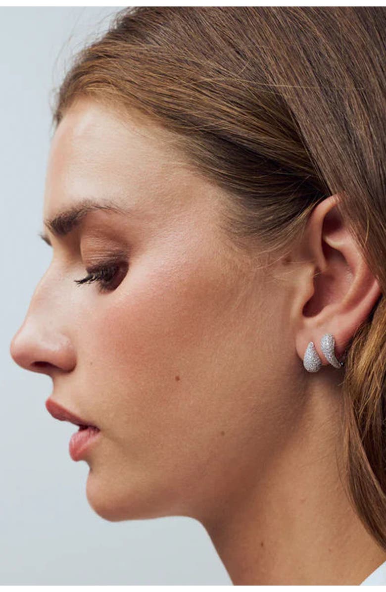 Sif Jakobs Jewellery Earrings Goccia Circolo, Alternate, color, 925 Sterling Silver