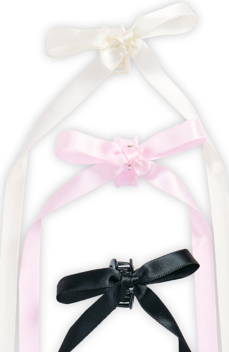 Capelli New York Kids' Assorted 6-Pack Bow Clips, Alternate, color, Pink Combo