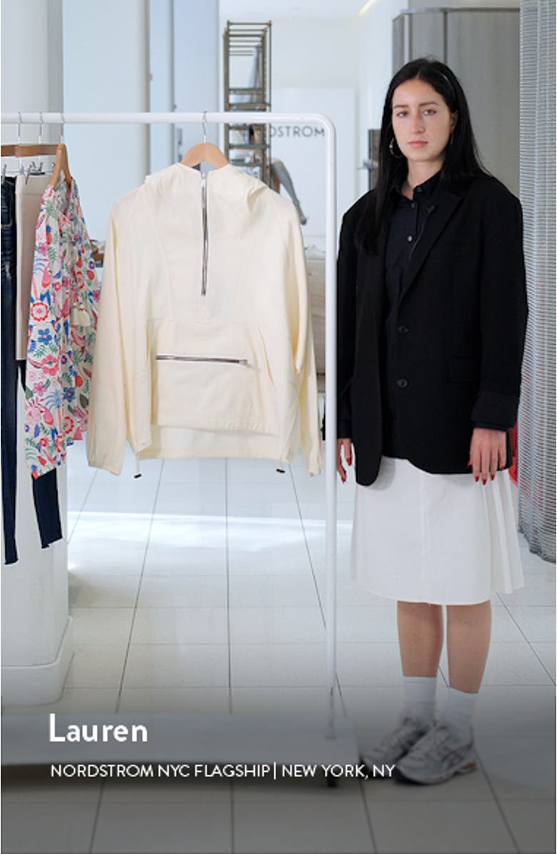 Victoria Hooded Linen Blend Pullover, sales video thumbnail