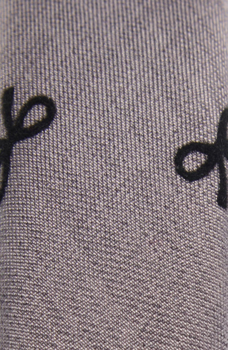 L. Erickson Blaine Bow Padded Headband, Alternate, color, Grey/ Black