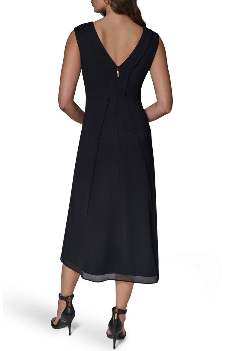 DONNA KARAN new york - ミュール Donna Karan New York Sleeveless A-Line Cocktail Dress (Women