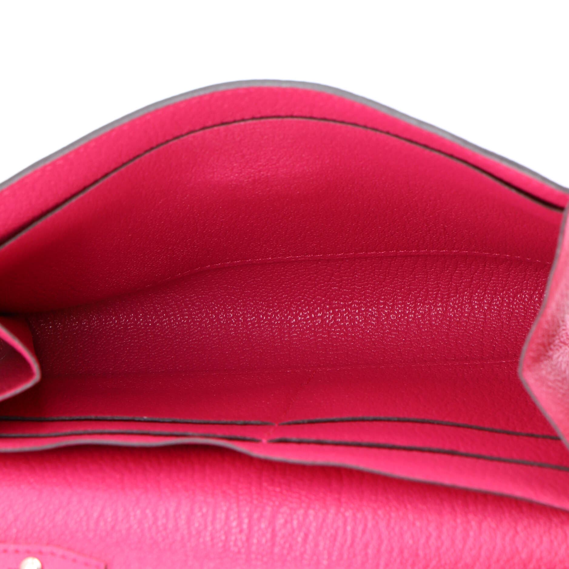 Pre-Owned Hermes Clic Wallet on Strap Chevre Mysore 16, Alternate, color, 