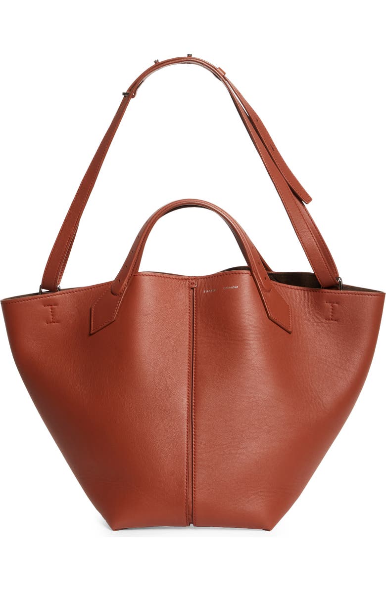Proenza Schouler Large Chelsea Tote, Alternate, color, Cognac