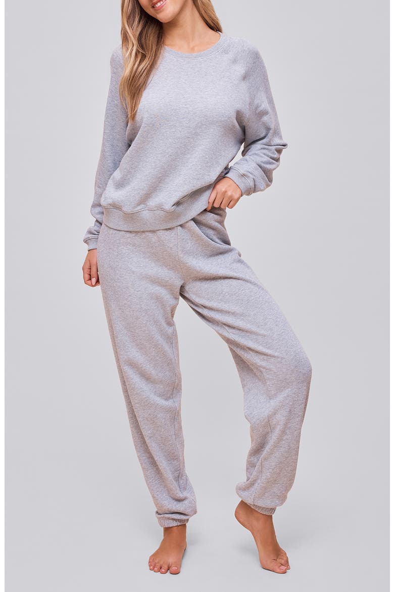 Most Wanted Long Sleeve Cotton Blend Sweatshirt, Alternate, color, GREY