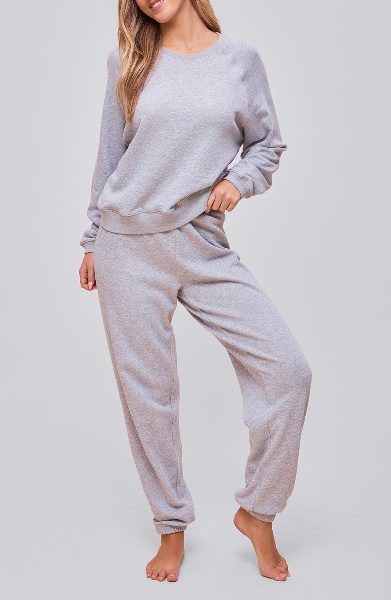 Papinelle Most Wanted Long Sleeve Cotton Blend Sweatshirt, Alternate, color, Grey