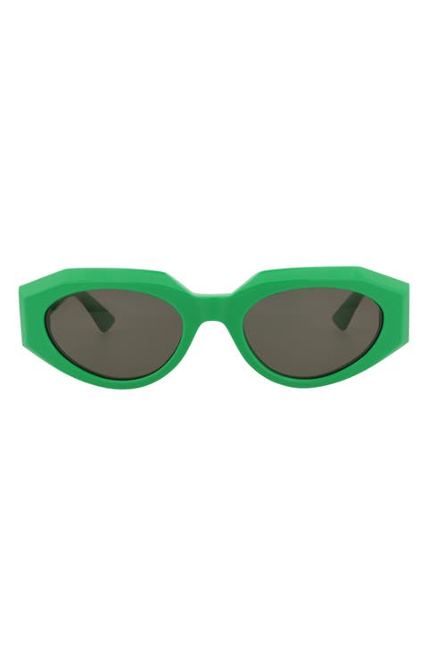 52mm Oval Sunglasses