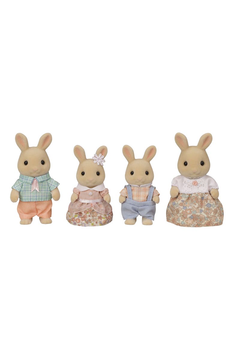 Calico Critters Milk Rabbit Family, Main, color, Multi