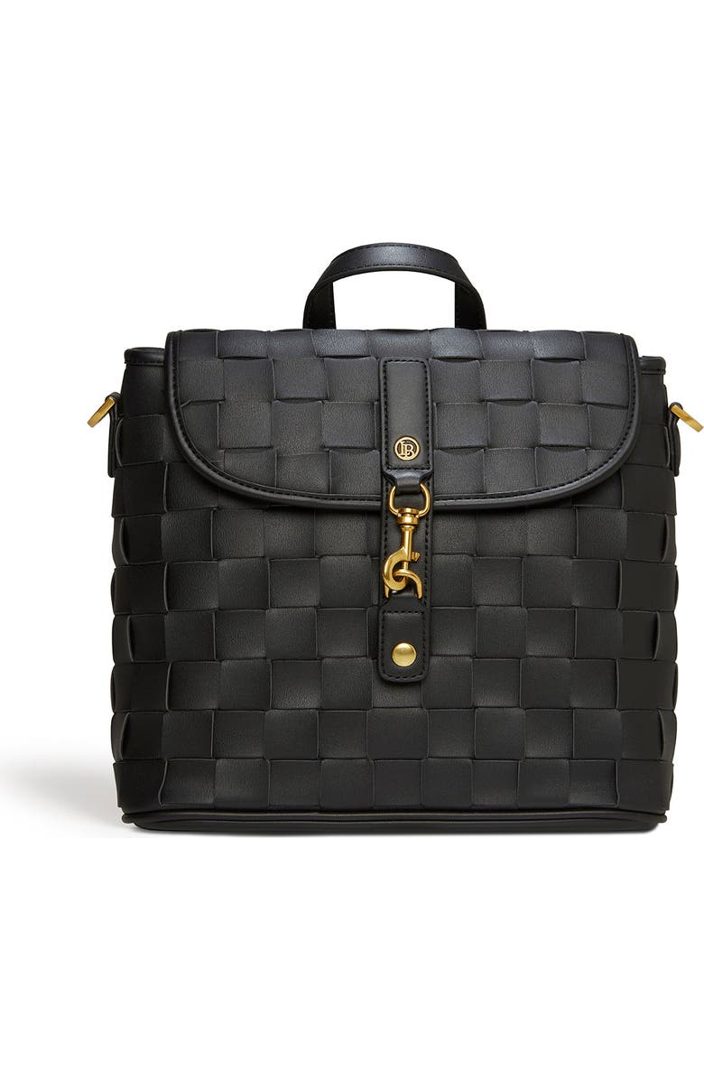 LaBante London Rosie Mini Vegan Backpack, Main, color, Black