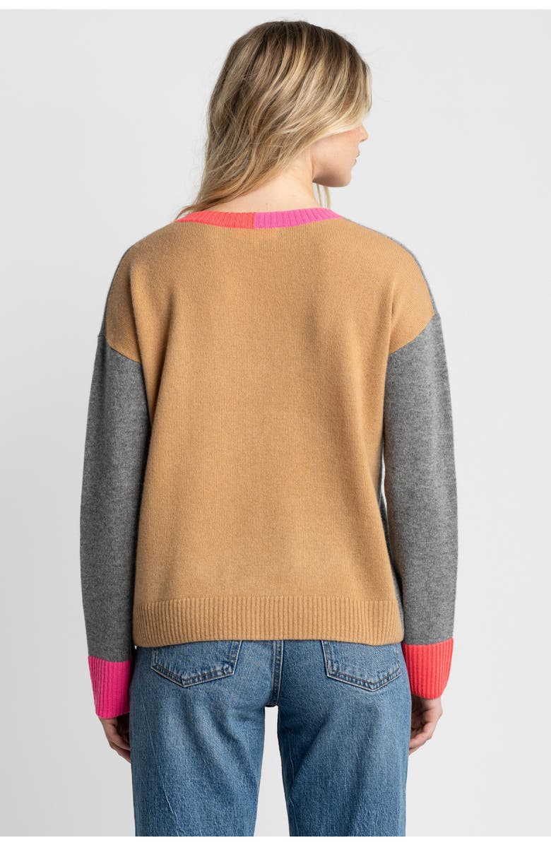 Lisa Todd Color Wheel Cashmere Sweater, Alternate, color, 