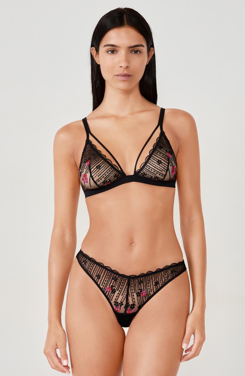 Etam Drama Tanga, Alternate, color, Black