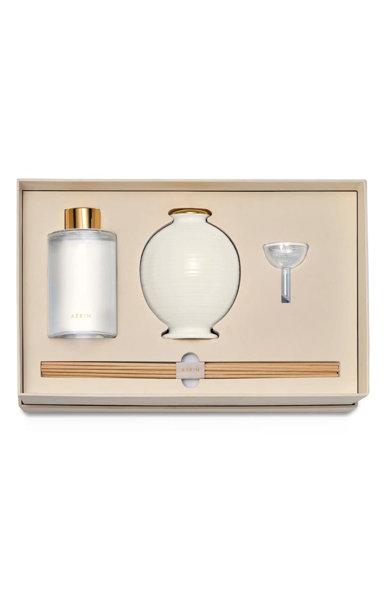 Aerin Siena Megéves Rose Diffuser Set, Main, color, Cream