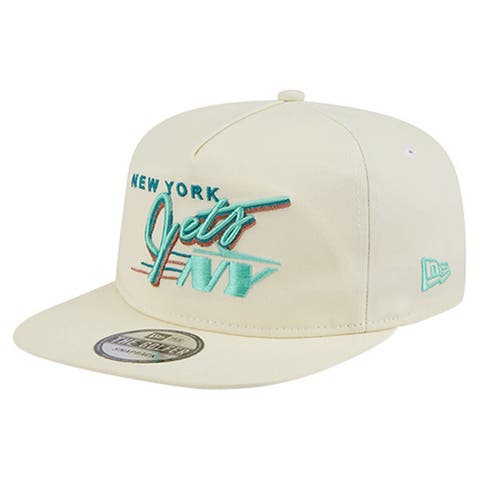 Men
s New Era Cream New York Jets Liberty Golfer Adjustable Hat