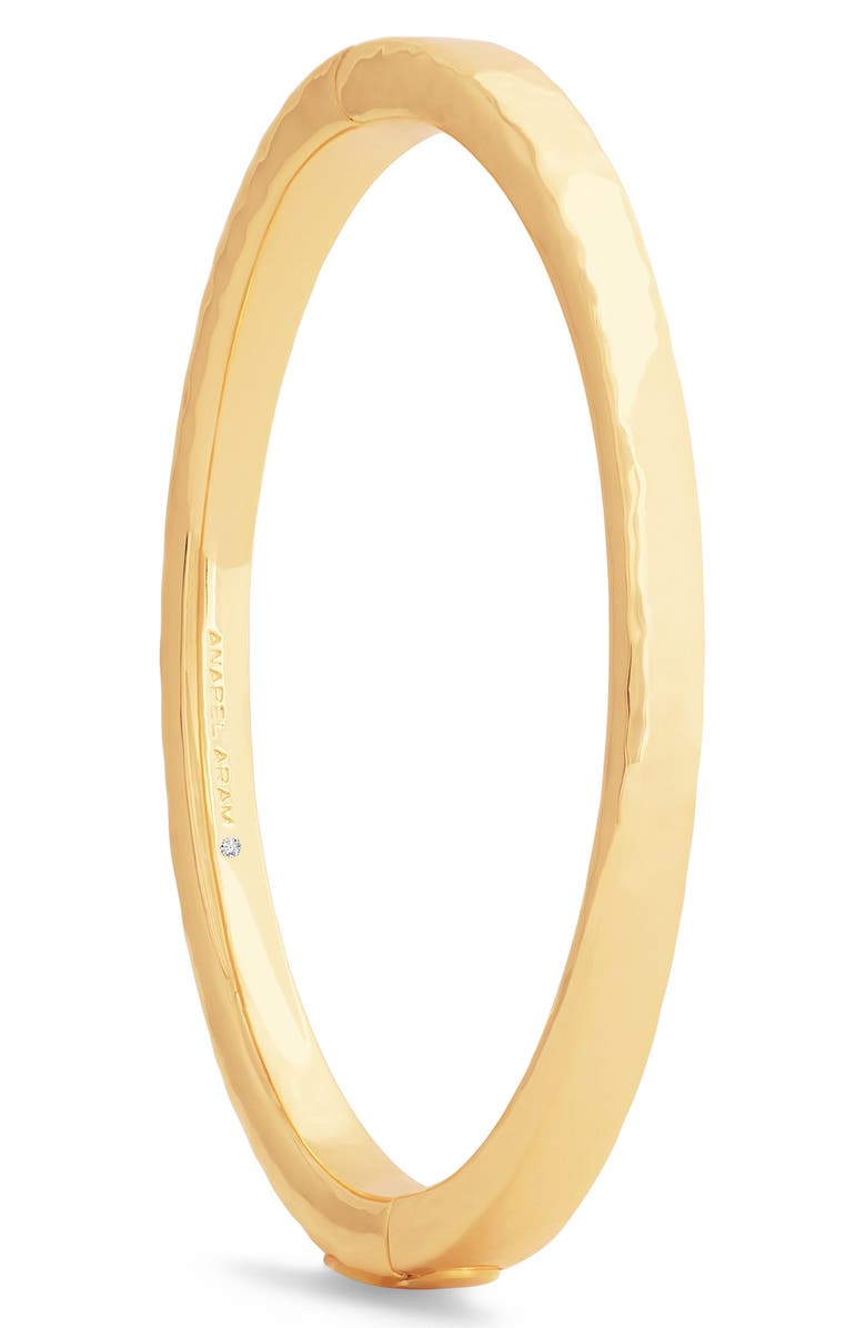Anabel Aram Jewelry Farrier Medium Hinged Bangle, Alternate, color, Gold
