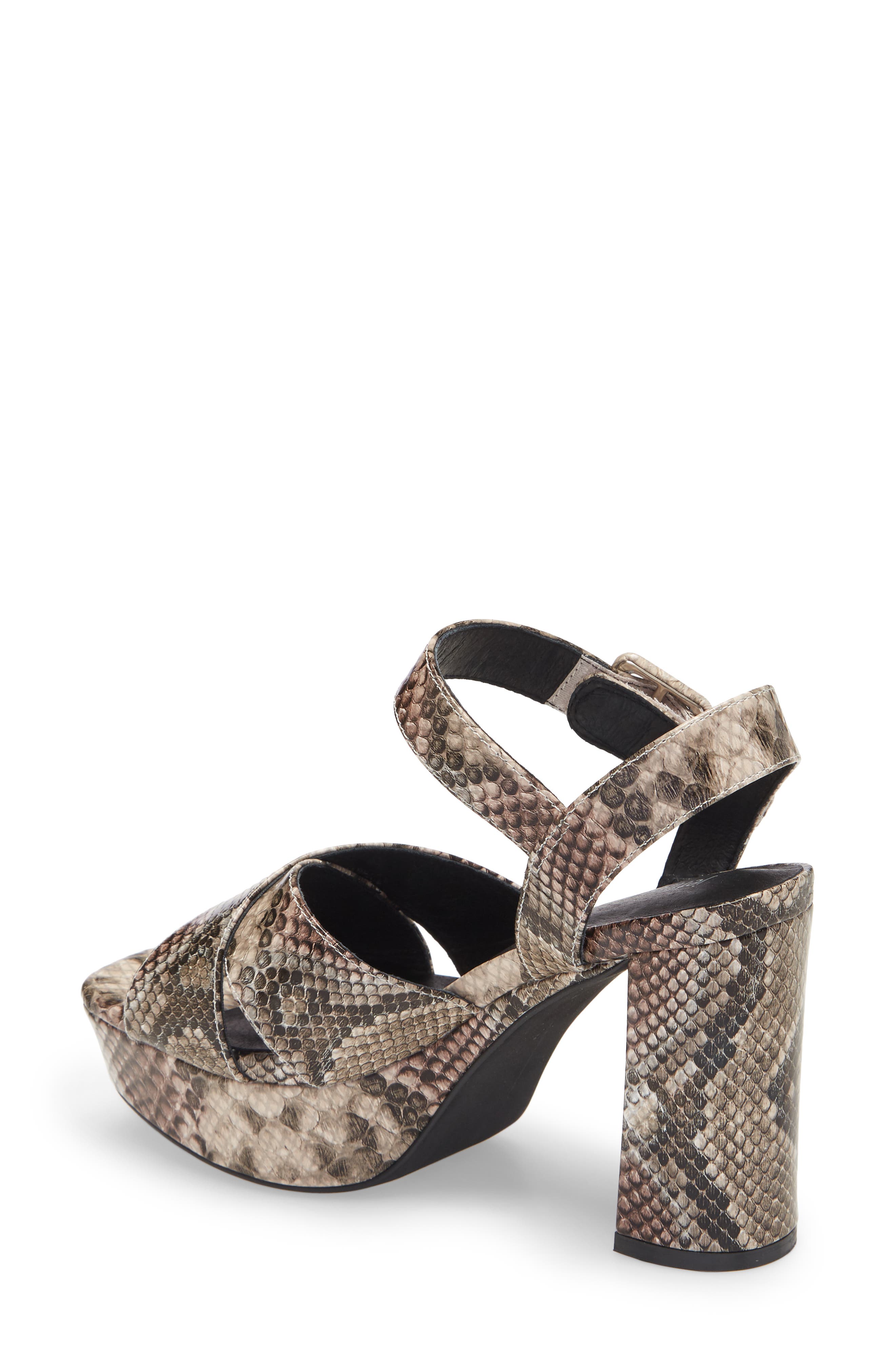 Amma Platform Sandal, Alternate, color, BROWN MULTI SNAKE PRINT
