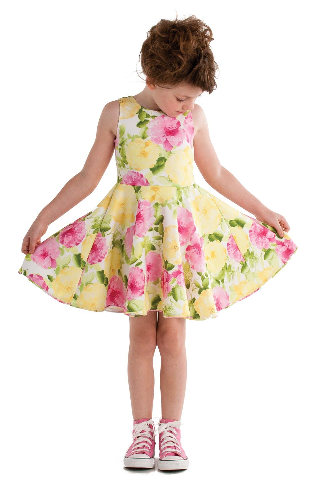 Kate Mack 'Rose' Floral Print Scuba Dress (Women) | Nordstrom