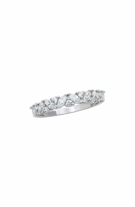 SAVVY CIE JEWELS Cubic Zirconia Eternity Band