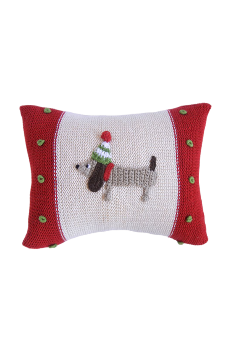 Dog Mini Pillow, Main, color, Red