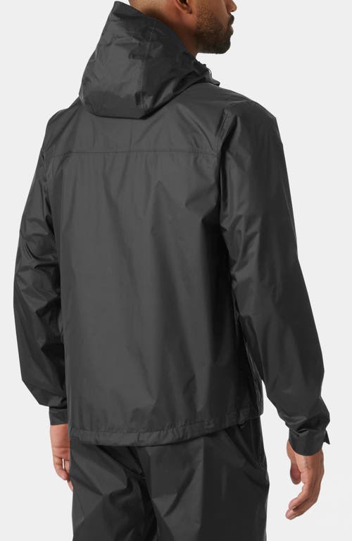 Helly Hansen Loke 2.0 Waterproof Packable Jacket In Black