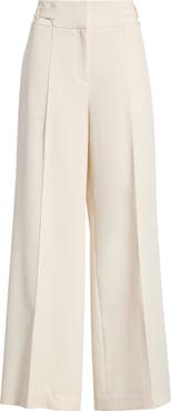 Elie Tahari The Leah Pleated Wide Leg Pants