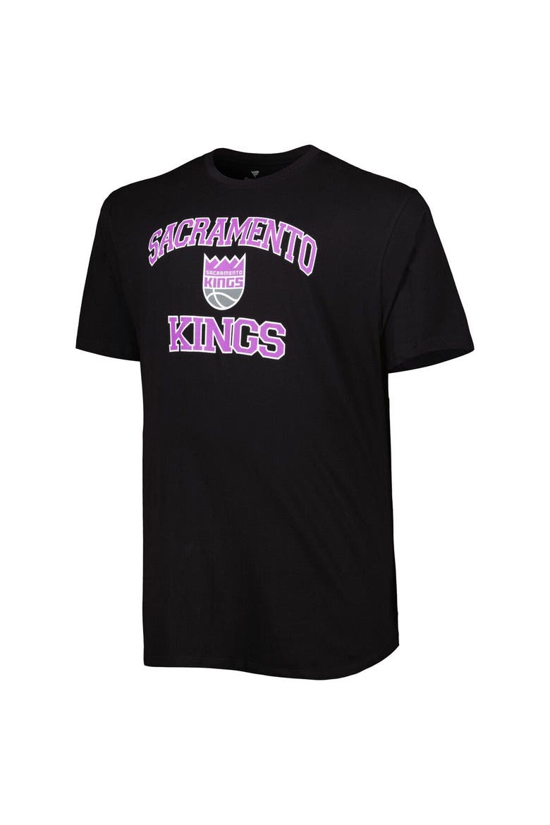 Men's Black Sacramento Kings Big & Tall Heart & Soul T-Shirt, Alternate, color, Black