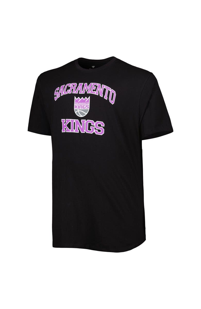 PROFILE Men's Black Sacramento Kings Big & Tall Heart & Soul T-Shirt, Alternate, color, Black