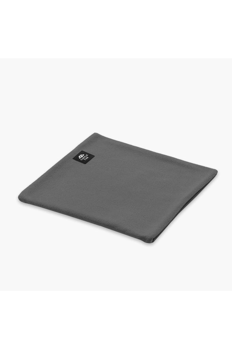 Double-Layer Fleece Neck Warmer, Alternate, color, Graphite