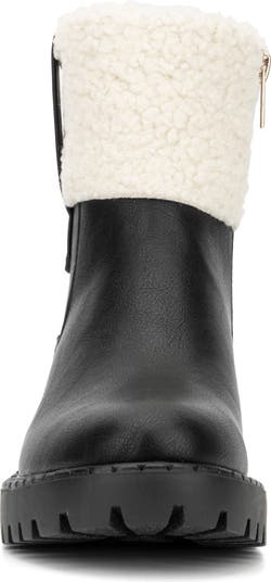 Nelli Faux Shearling Collar Boot
