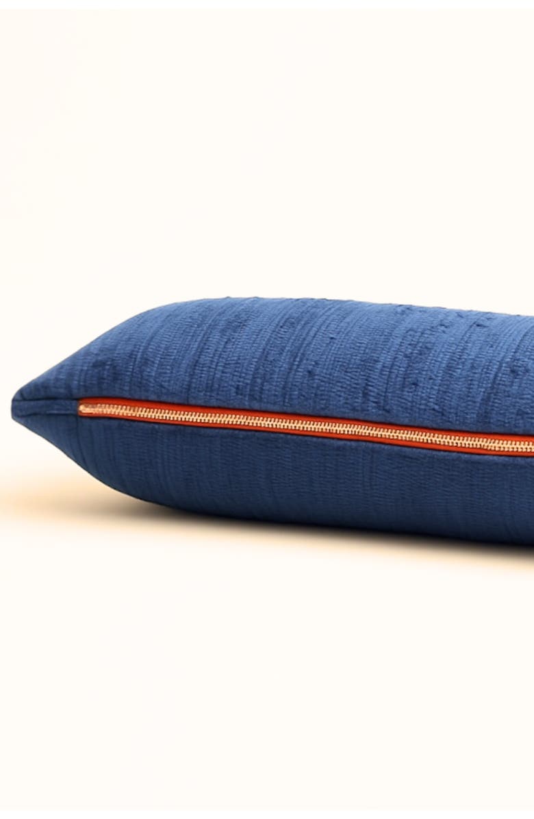 Pillowpia Chindi Lumbar Pillow Cover, Alternate, color, Marine