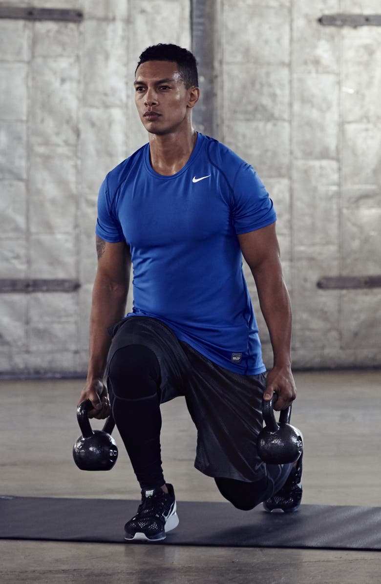 Nike 'Pro Combat Hyperwarm' Max Compression Dri-FIT Tights, Alternate, color,