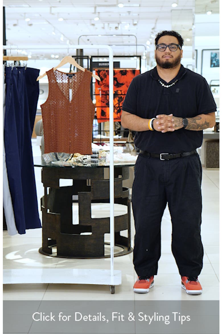 No Rush Front Button Sweater Vest video