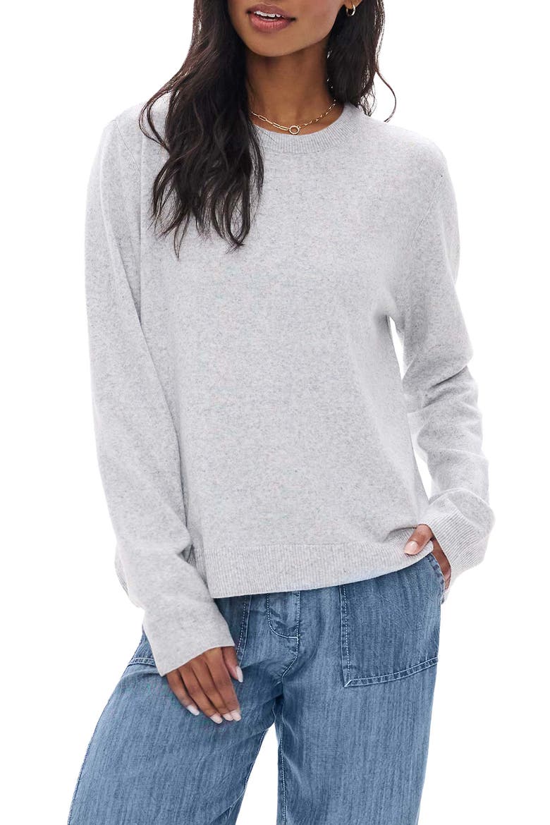 Boyfriend Sweater, Main, color, ATHLETIC GREY
